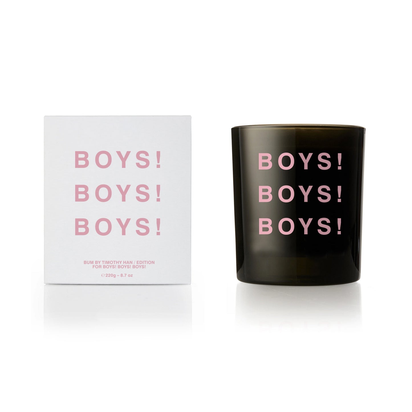 BUM! BY TIMOTHY HAN / EDITION FOR BOYS! BOYS! BOYS! SCENTED CANDLE