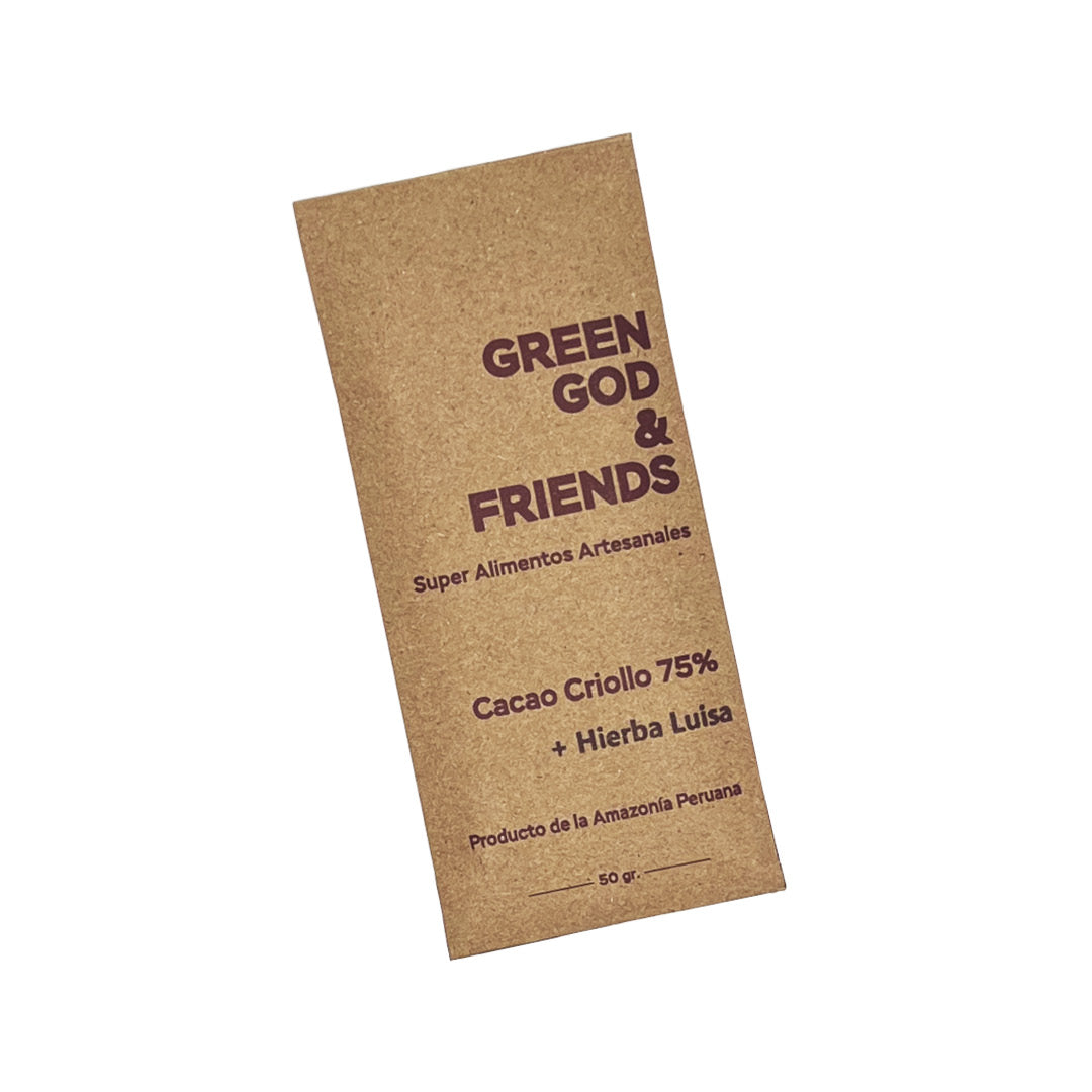 GREEN GOD & FRIEND Chocolate Bar(75%)
