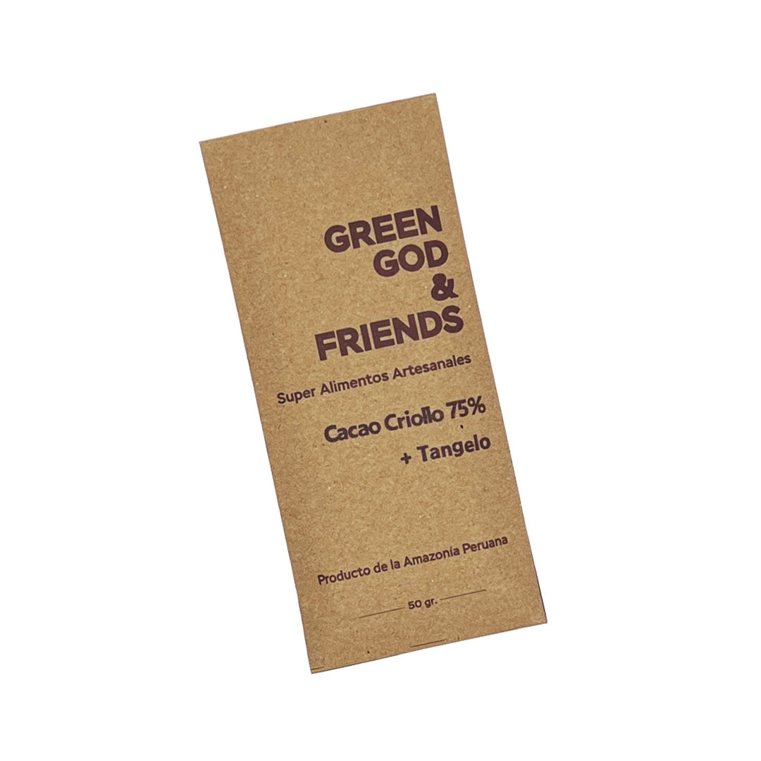 GREEN GOD & FRIEND Chocolate Bar(75%)