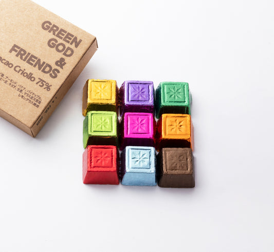 GREEN GOD & FRIENDS Assorted Chocolates Special Set（including 3 Boxes）